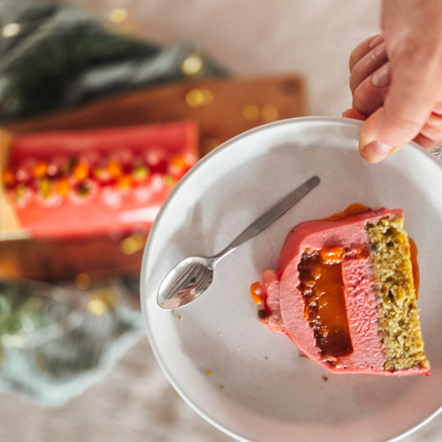 Bûche Rose des Neiges