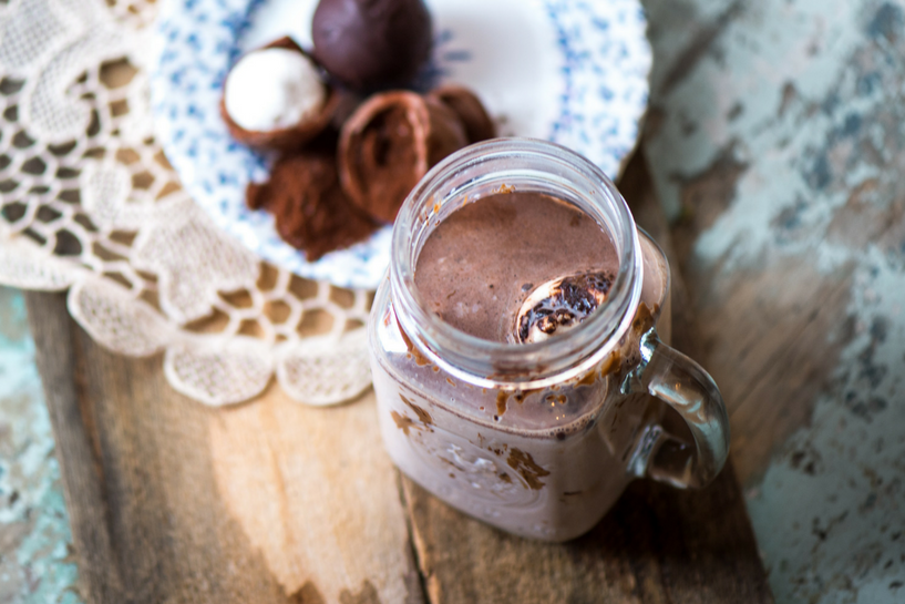 Bombes fondantes à chocolat chaud