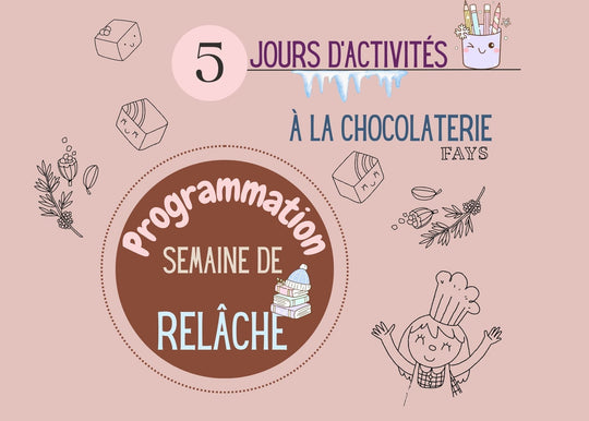 Nos activités pour la semaine de relâche 2026