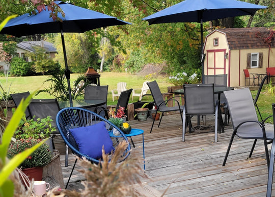 Terrasse gourmande à Oka dans les Laurentides
