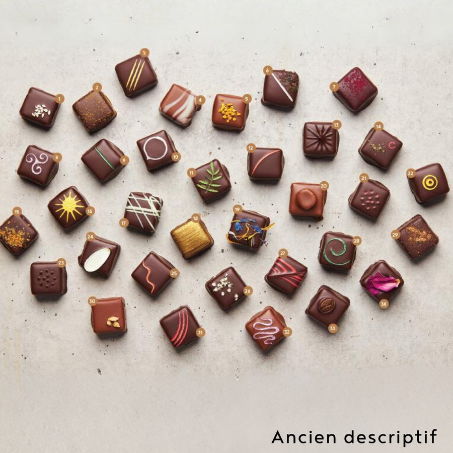 Boîte de 24 chocolats fins artisanaux