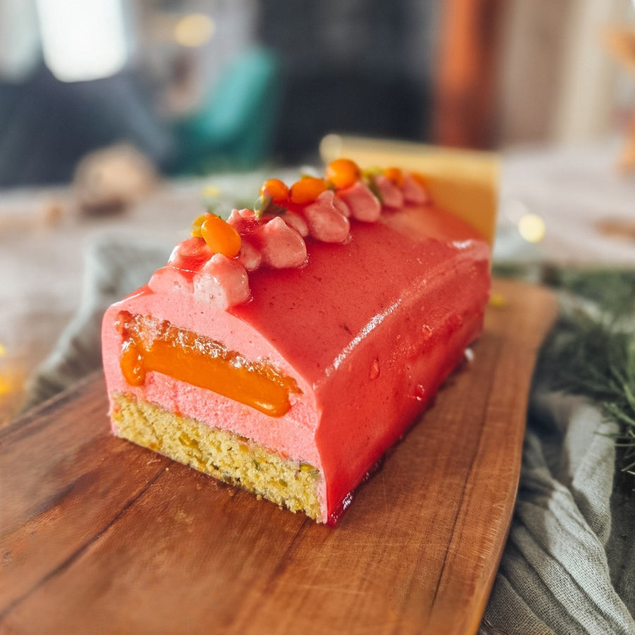 Bûche Rose des Neiges