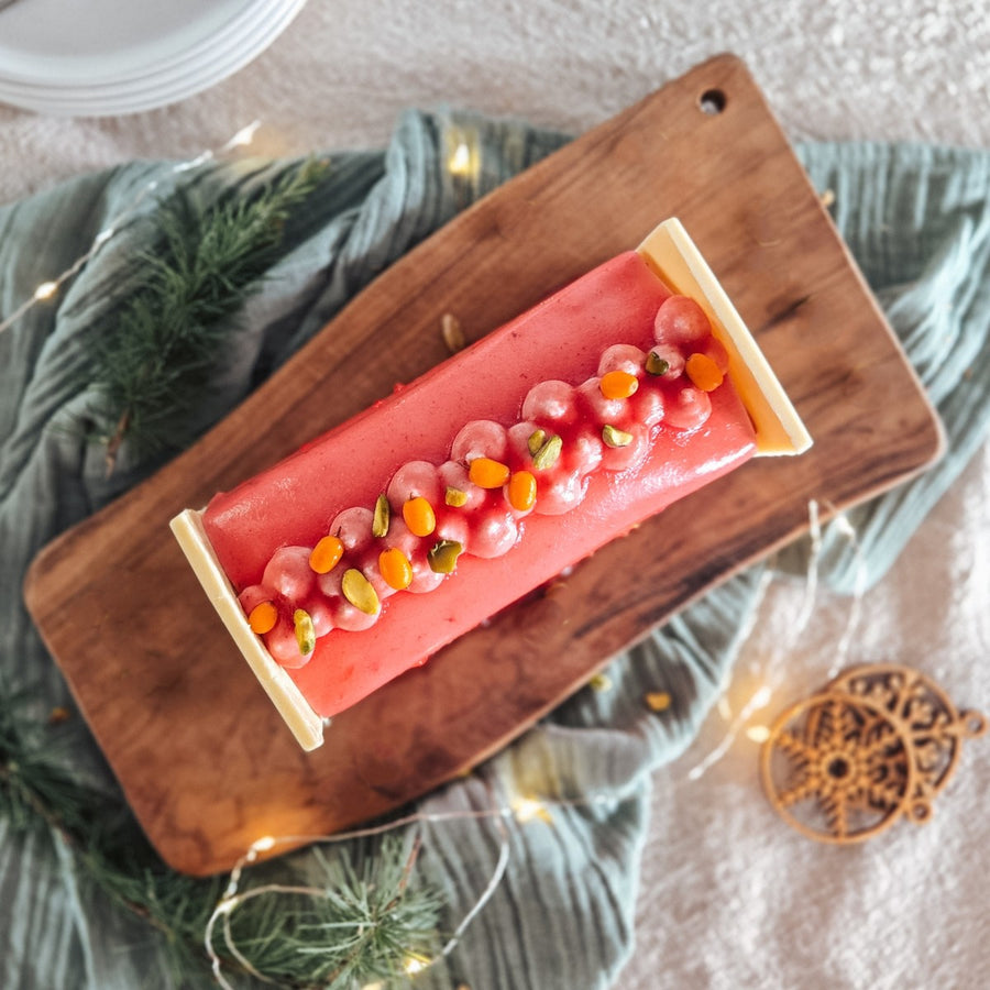Bûche Rose des Neiges