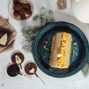 Bûche de Noël crème Namelaka - Sans gluten. Les meilleurs bûches de Noël et créations chocolatées artisanales québécoises. 