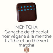 Boîte de 6 chocolats fins artisanaux VÉGANES