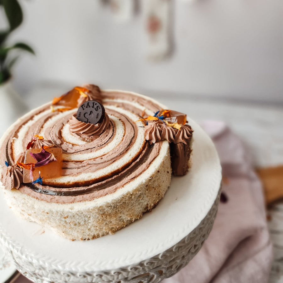 Le Tourbillon choco, mélilot et rhubarbe