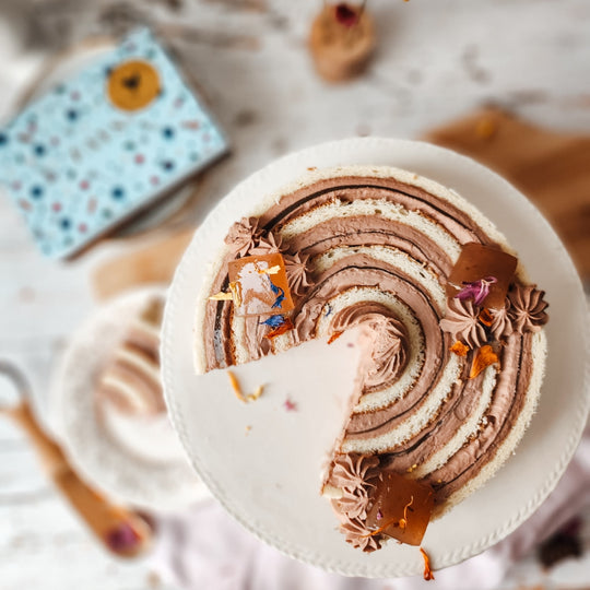 Le Tourbillon choco, mélilot et rhubarbe