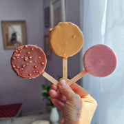 Cremes glacées artisanales et sorbets et chocolat