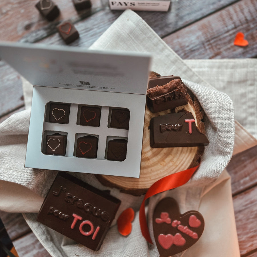 Boîte de 6 chocolats- Édition Limitée