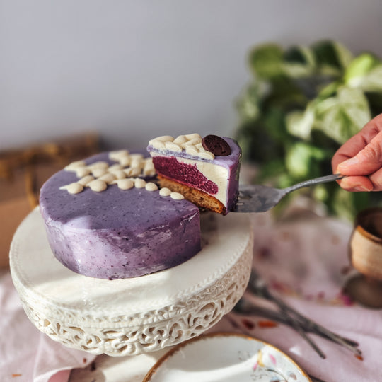 L'Éveil - Gâteau camerises, amandes et mélilot
