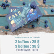 Bleuets frais locaux enrobés de chocolat noir 70%