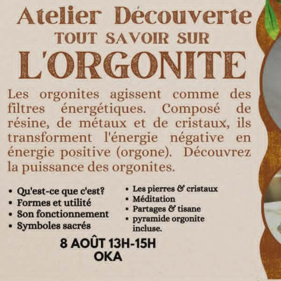 Atelier découverte - La puissance de l'orgonite