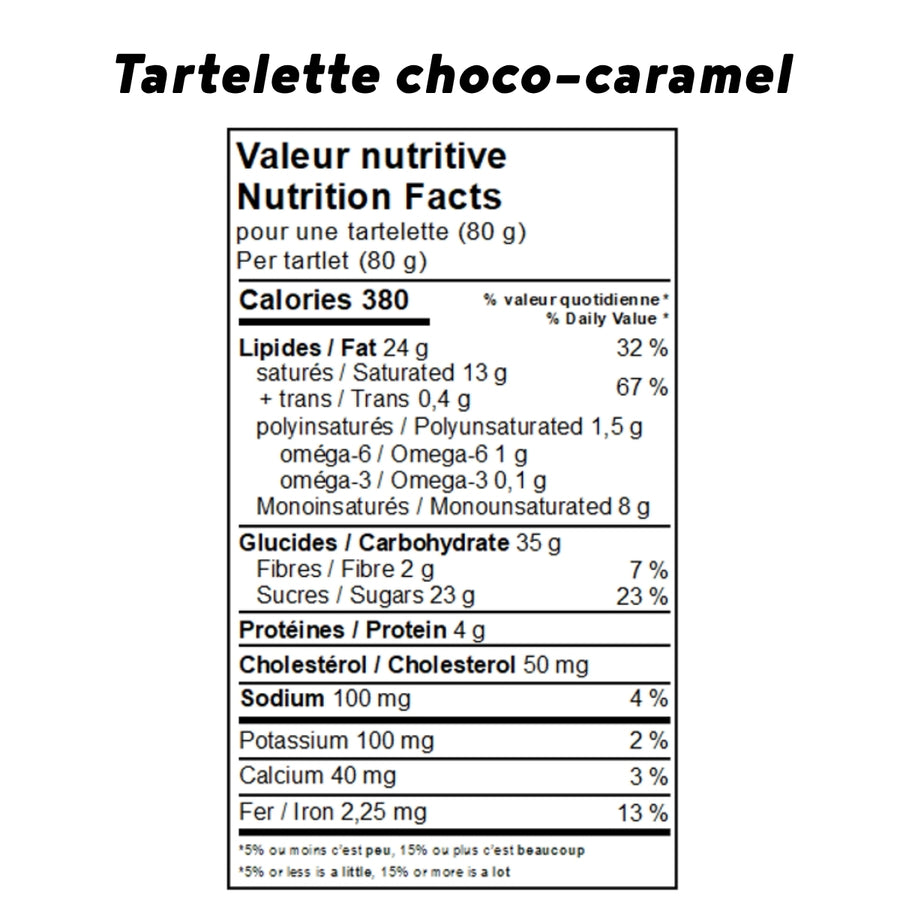 Tartelette choco-caramel au Sel Saint Laurent