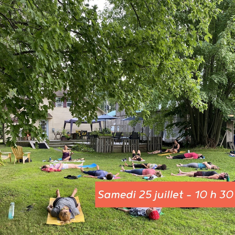 Yoga et dégustation en pleine conscience