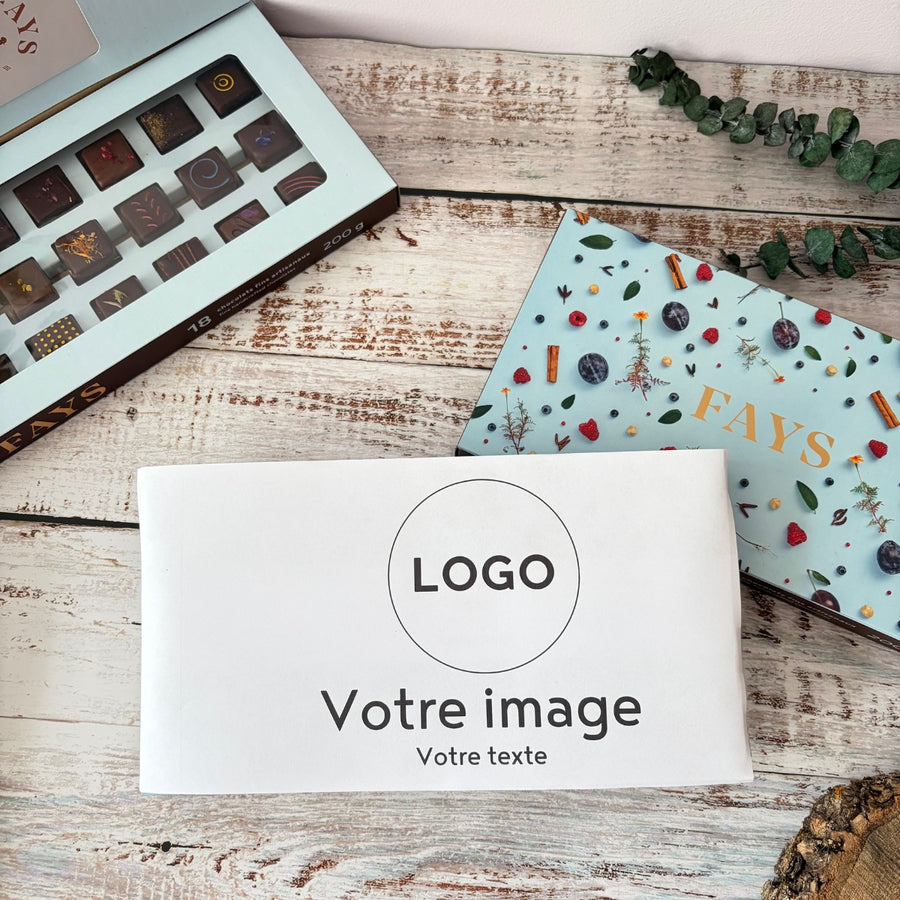 Boîte de 18 chocolats - Sur mesure