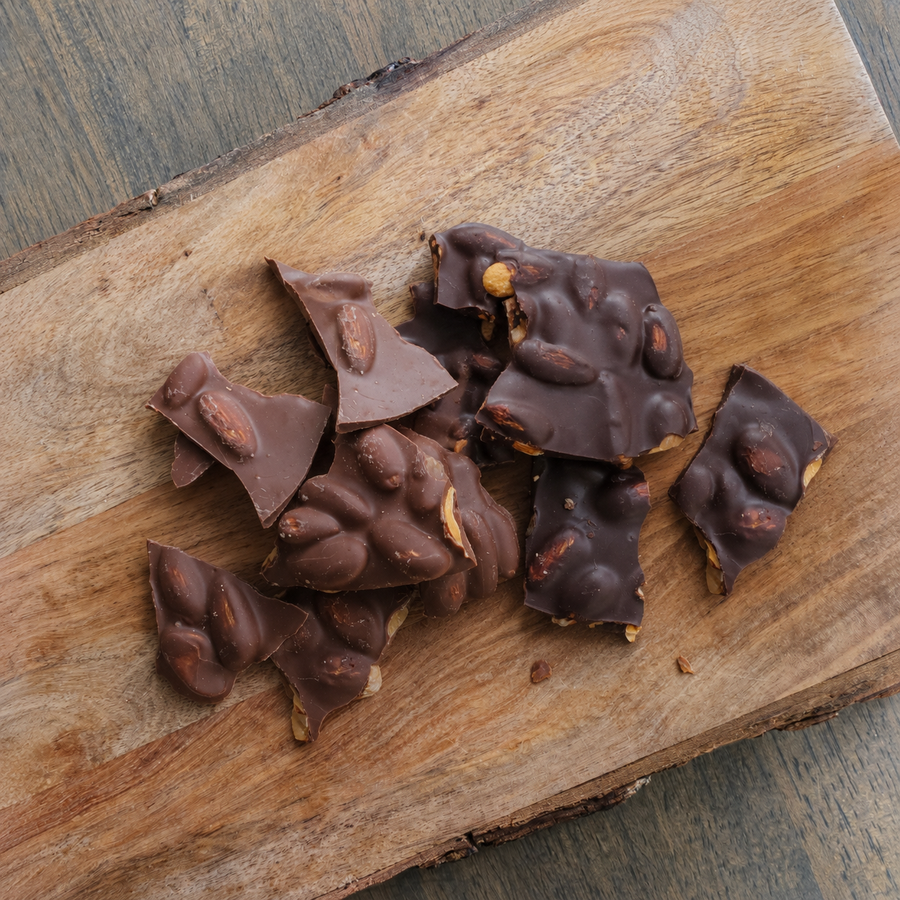 Brisures de chocolat aux amandes
