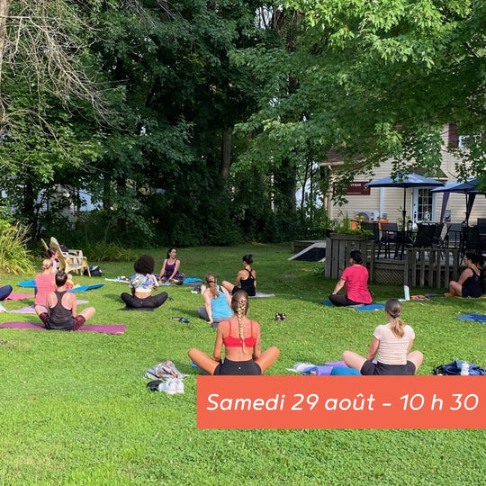 Yoga et dégustation en pleine conscience